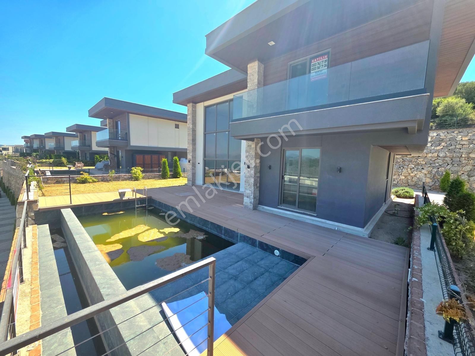 Kıyıkışlacıkta Deniz Manzaralı Ultra Lüks Satılık Müstakil Villa - Görsel 14