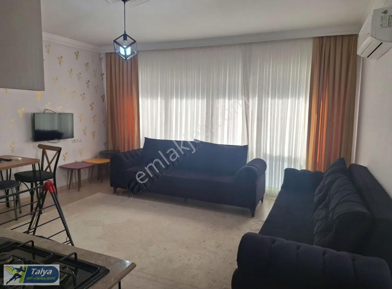 Tek Ay 3 Aylıkta Verilir Havuzlu Kundu Yolu Dibinde Eşyalı 1+1 - Görsel 9
