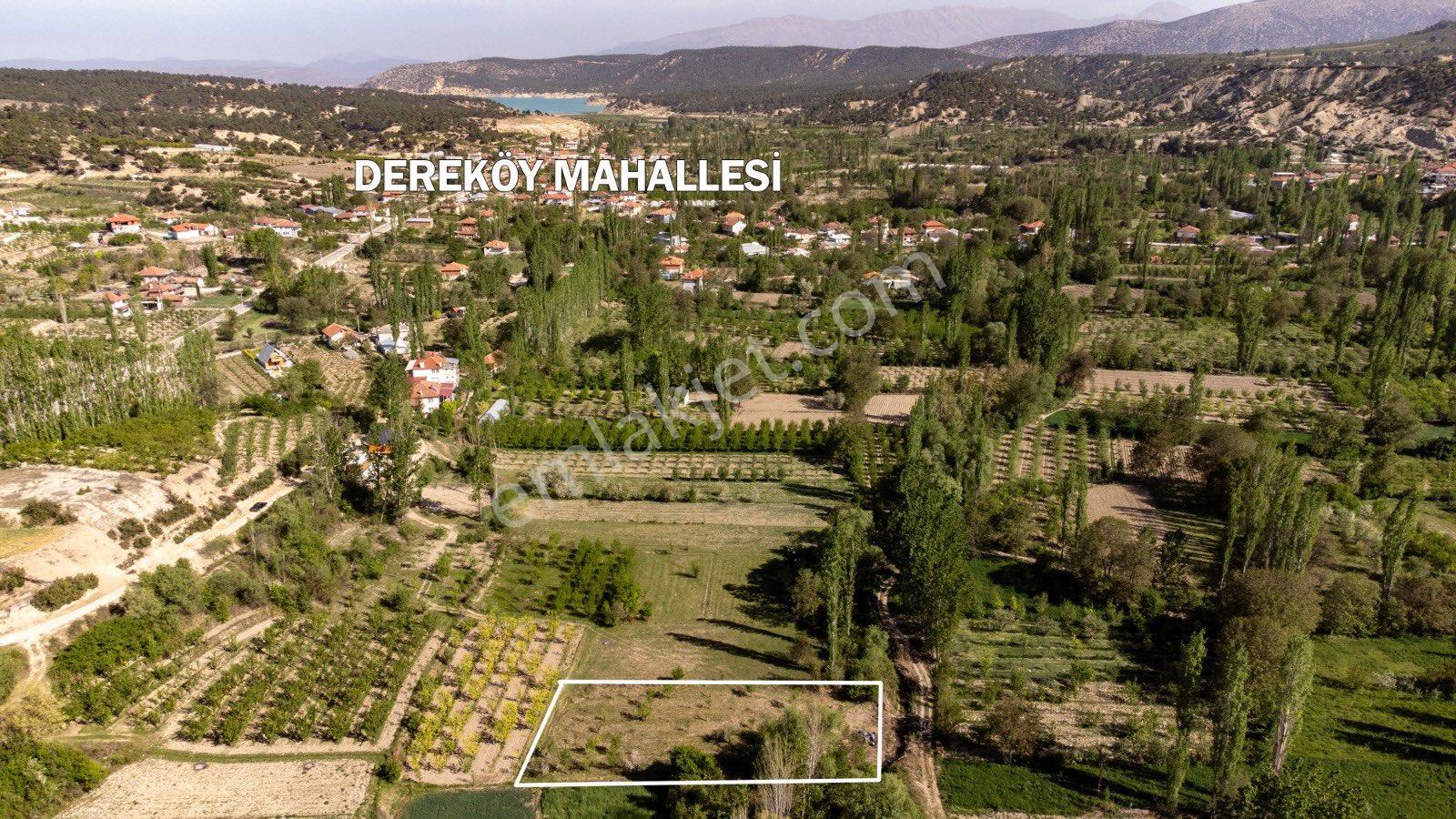 Korkuteli Dereköy Mahallesinde Akarsuya Sıfır 1075 M2 Bahçe - Görsel 5