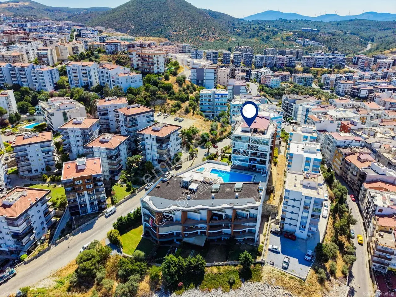 Kuşadası Terrace Ada Sitesi'nde Panoramik Deniz Manzaralı Satılık 3+1 Lüks Daire - Görsel 3
