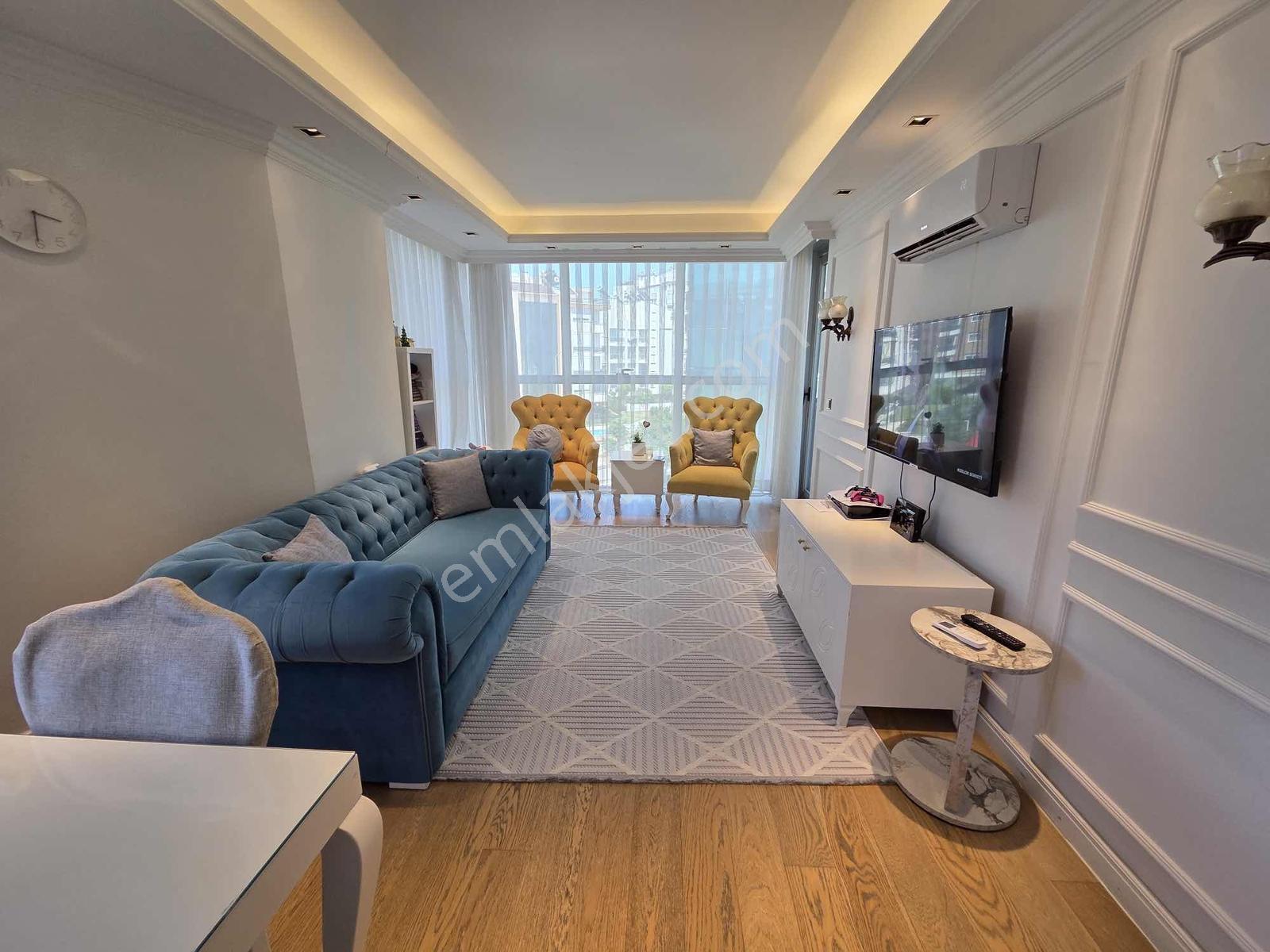 Konyaaltı Liman'da Havuzlu Kapalı Otopark Eşyalı 2+1 Kiralık - Görsel 26