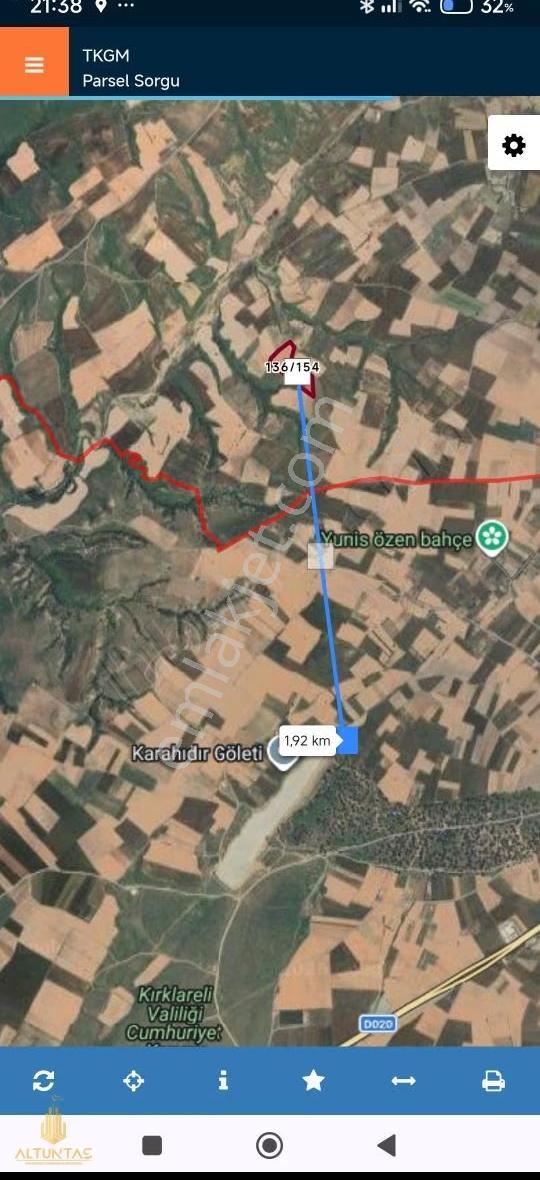 Kırklareli Merkez Eriklice'de Satılık İmarlı Tarla - Görsel 17
