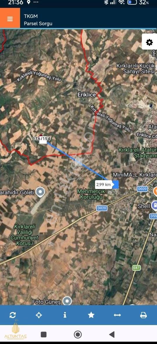 Kırklareli Merkez Eriklice'de Satılık İmarlı Tarla - Görsel 19