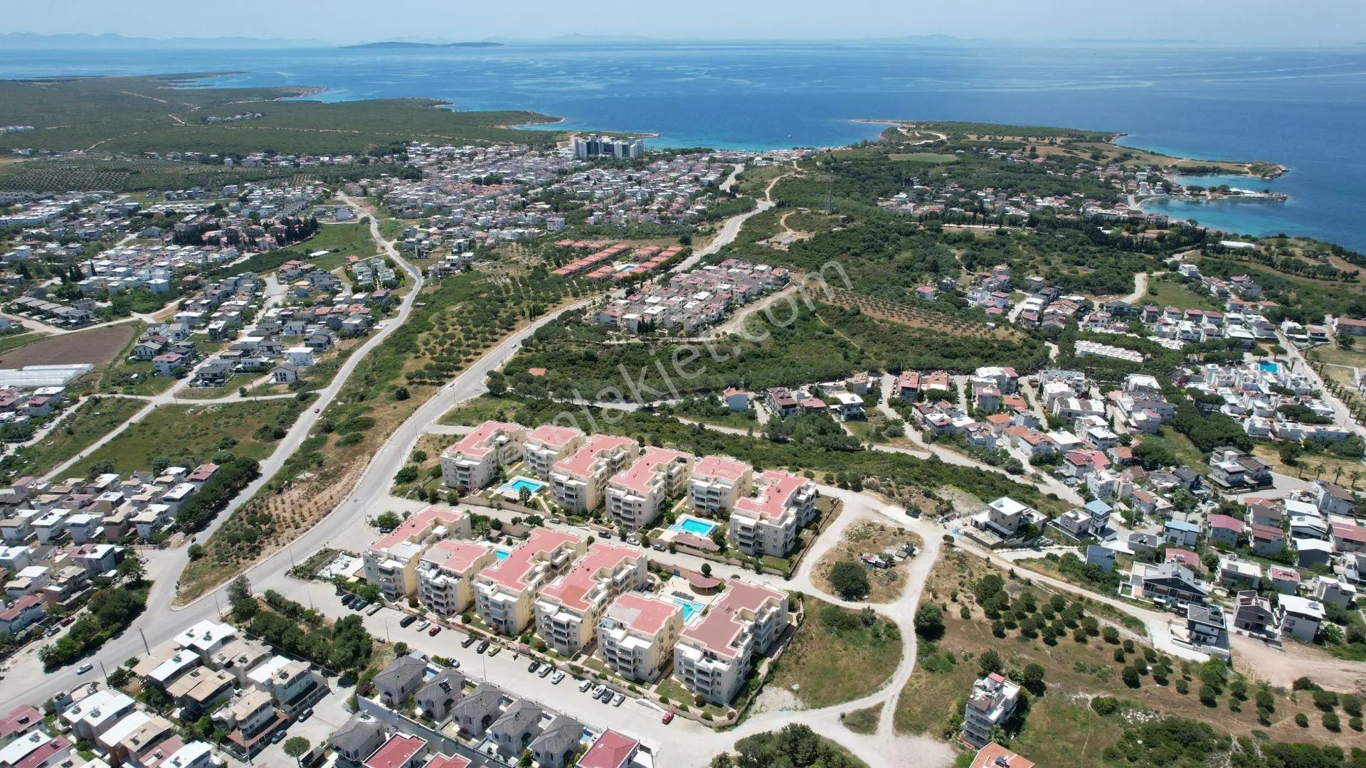 Didim Mavişehirde Denize 700 Metre Havuzlu Sitede Eşyalı 2+1 Daire - Görsel 3