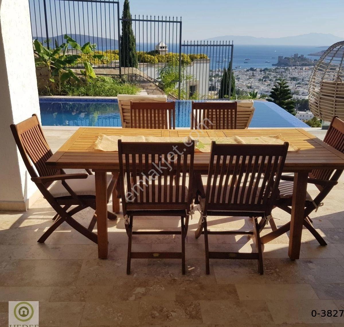 Bodrum Yokuşbaşı Kiralık Deniz Manzaralı Özel Havuzlu Tripleks - Görsel 31