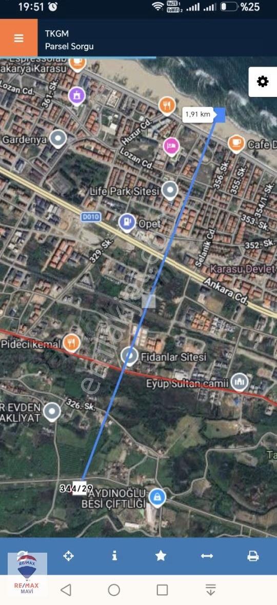 Karasu Aziziye'de İmar Sınırında Yatırımlık Fırsat Arsa - Görsel 7
