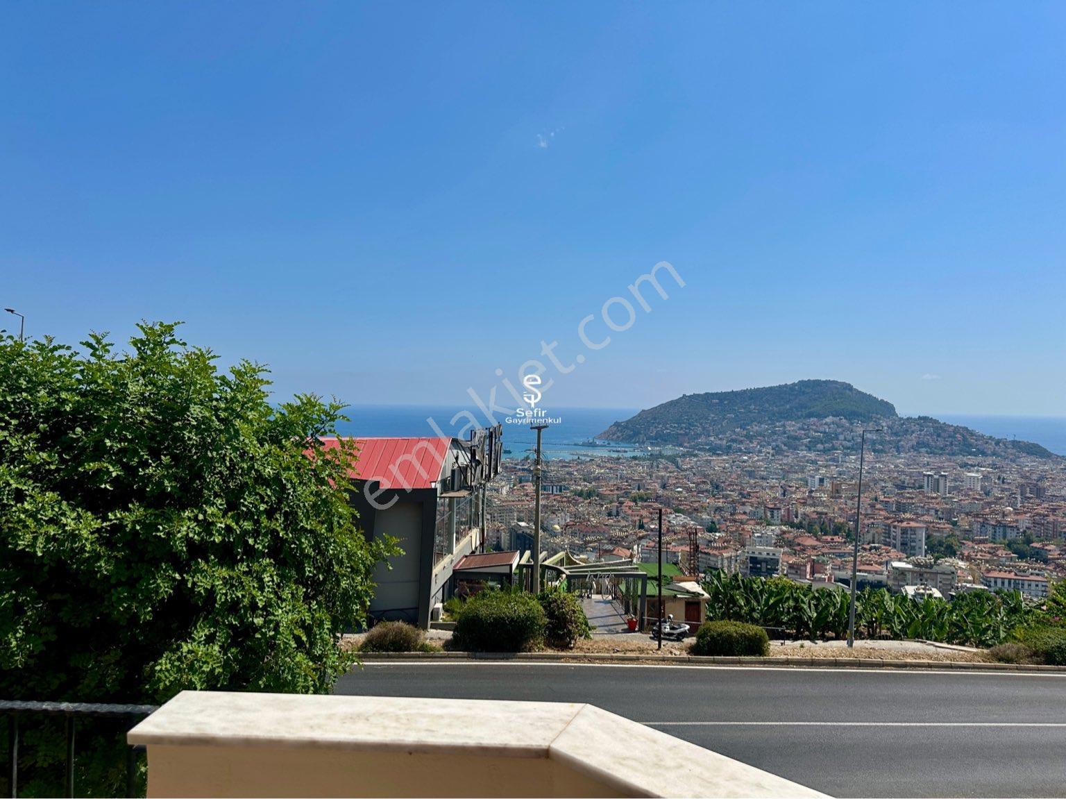 Alanya Küçükhasbahçe'de 3+1 Ayrı Mutfak Kale Deniz Manzaralı Daire - Görsel 2