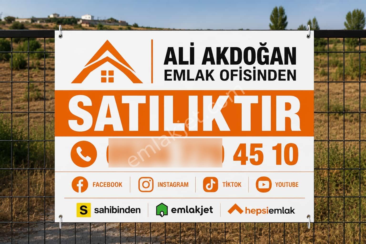 Ali Akdoğan Emlak Ofisinden Satılık Tarla