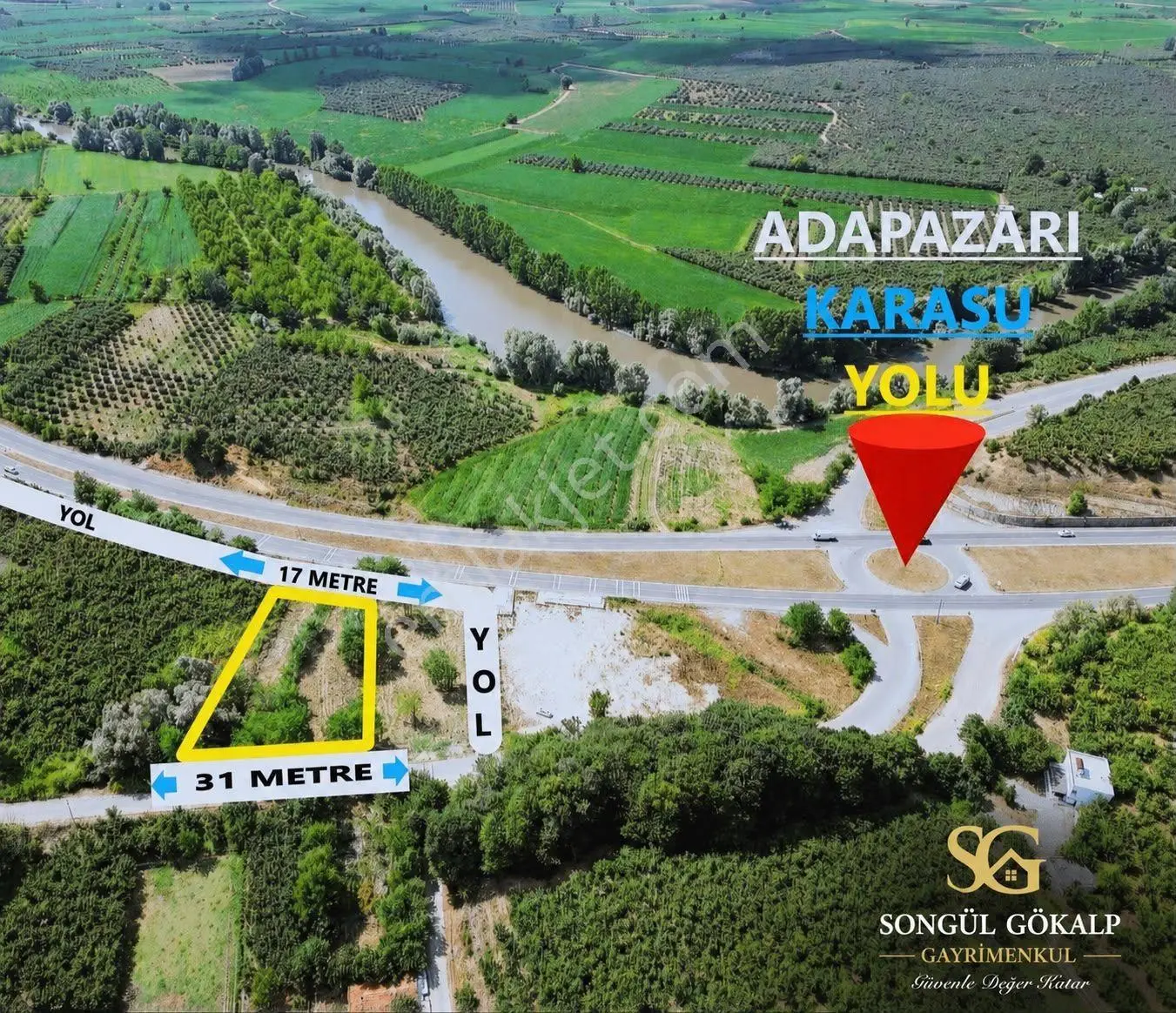 Ana Yola Cephe | 849 M² Ticari + Konut İmarlı Arsa | Limandere / Karasu