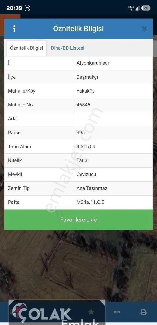 Başmakçı Yaka Köyü Yakını Yatırımlık Bahçe - Görsel 3