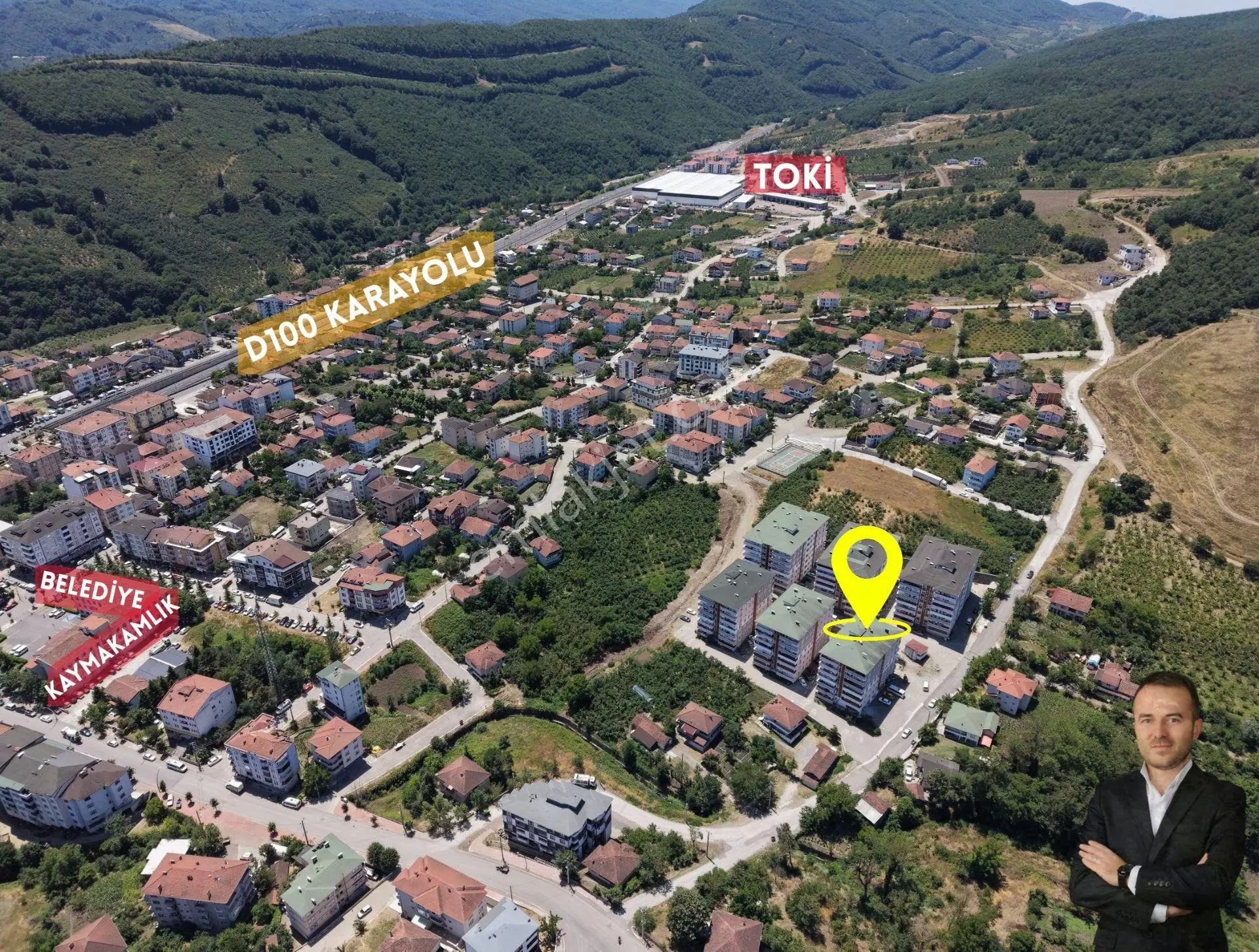 Elite Gd & Gümüşova Yeni Mh 3+1 Site İçi En Üst Kat Geniş Ferah Daire - Görsel 2