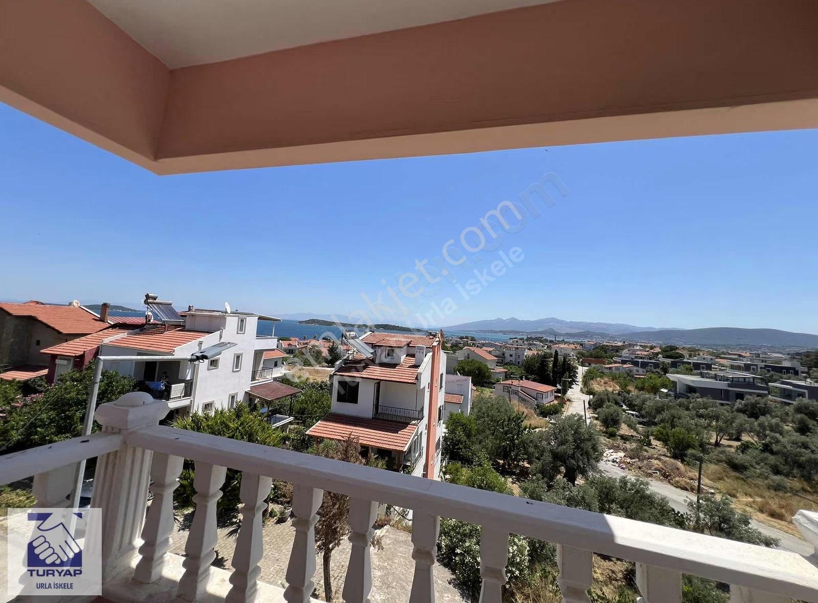 Urla İskelede Full Deniz Manzaralı Eşyalı 4+1 Kiralık Villa - Görsel 20