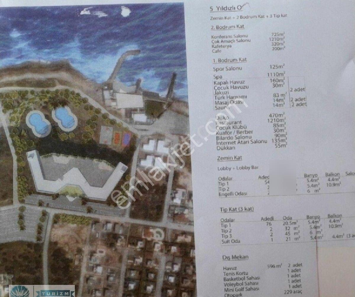 For Sale - K.k.t.c. Karakum Çatalköy'de Projesi Hazır Otel Arsası - Görsel 6