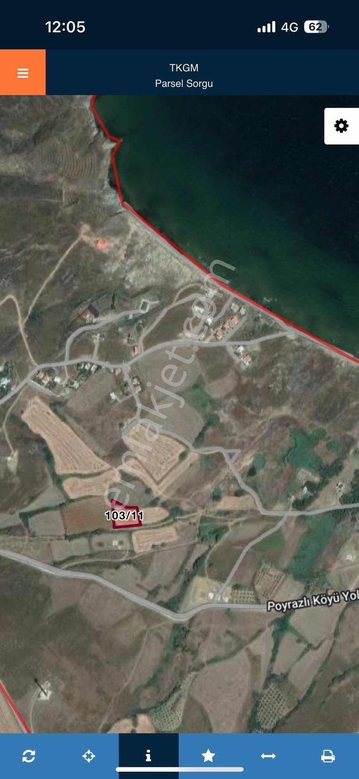 406 Metre² Deniz Manzaralı Elektrik Su Yakın Arazi Araç Takaslı - Görsel 4