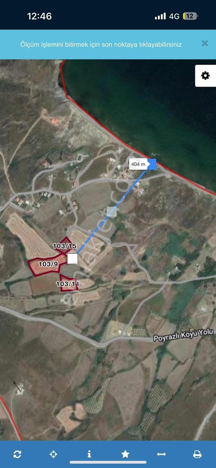 347 Metre² Araç Takaslı Deniz Manzaralı Elektrik Su Var - Görsel 7