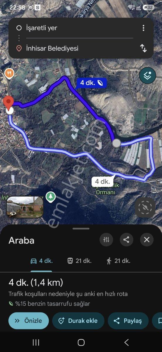 Adaplatin'den İnhisar Merkezde 1027m2 Yol Ve Nehir Kenarı Bahçe - Görsel 18