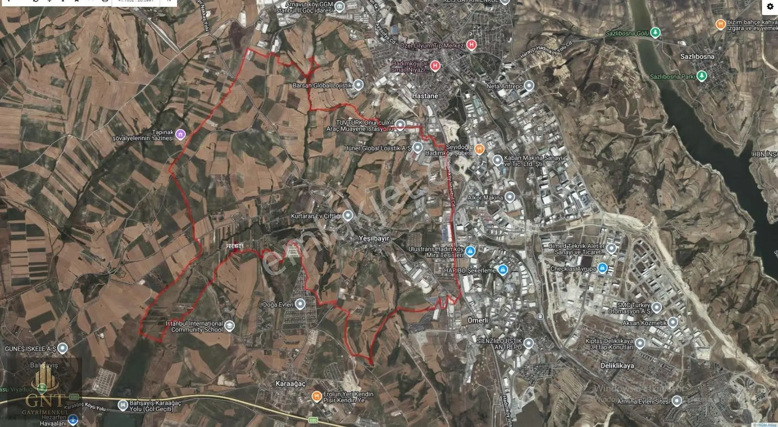 Arnavutköy Yeşilbayırda Tek Tapu Tarla - Görsel 2