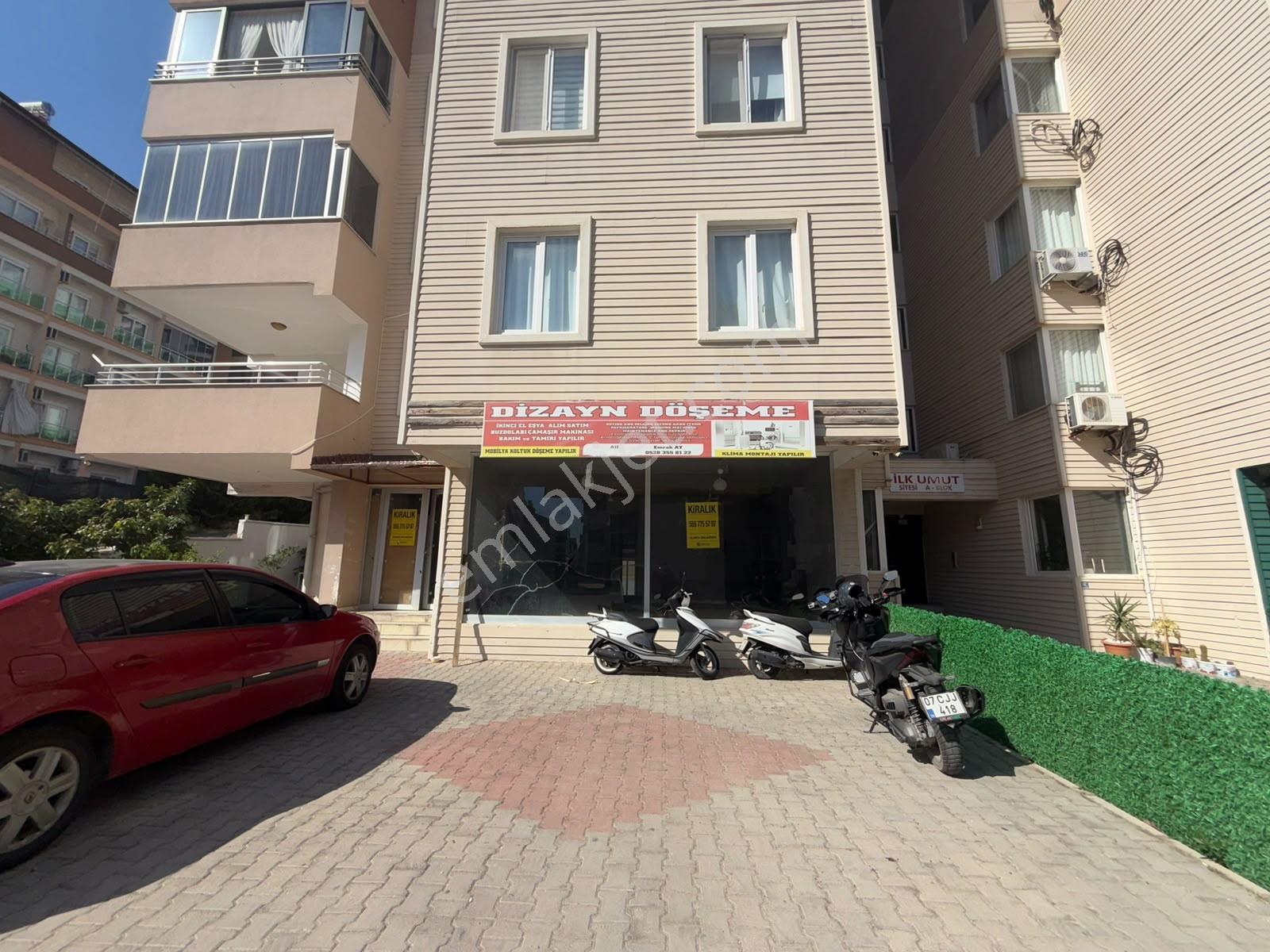 Emlakparktan Mahmutlar Mh Üçgen Park Yanı 160m2 Kiralık Dükkan