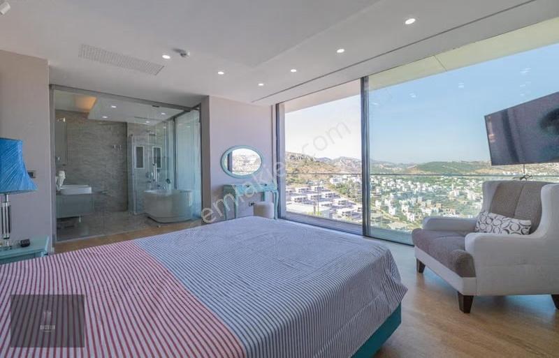 Gündoğan'da Deniz Manzaralı, Lüks Kiralık Villa - Görsel 18