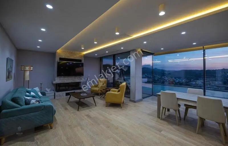 Gündoğan'da Deniz Manzaralı, Lüks Kiralık Villa - Görsel 5