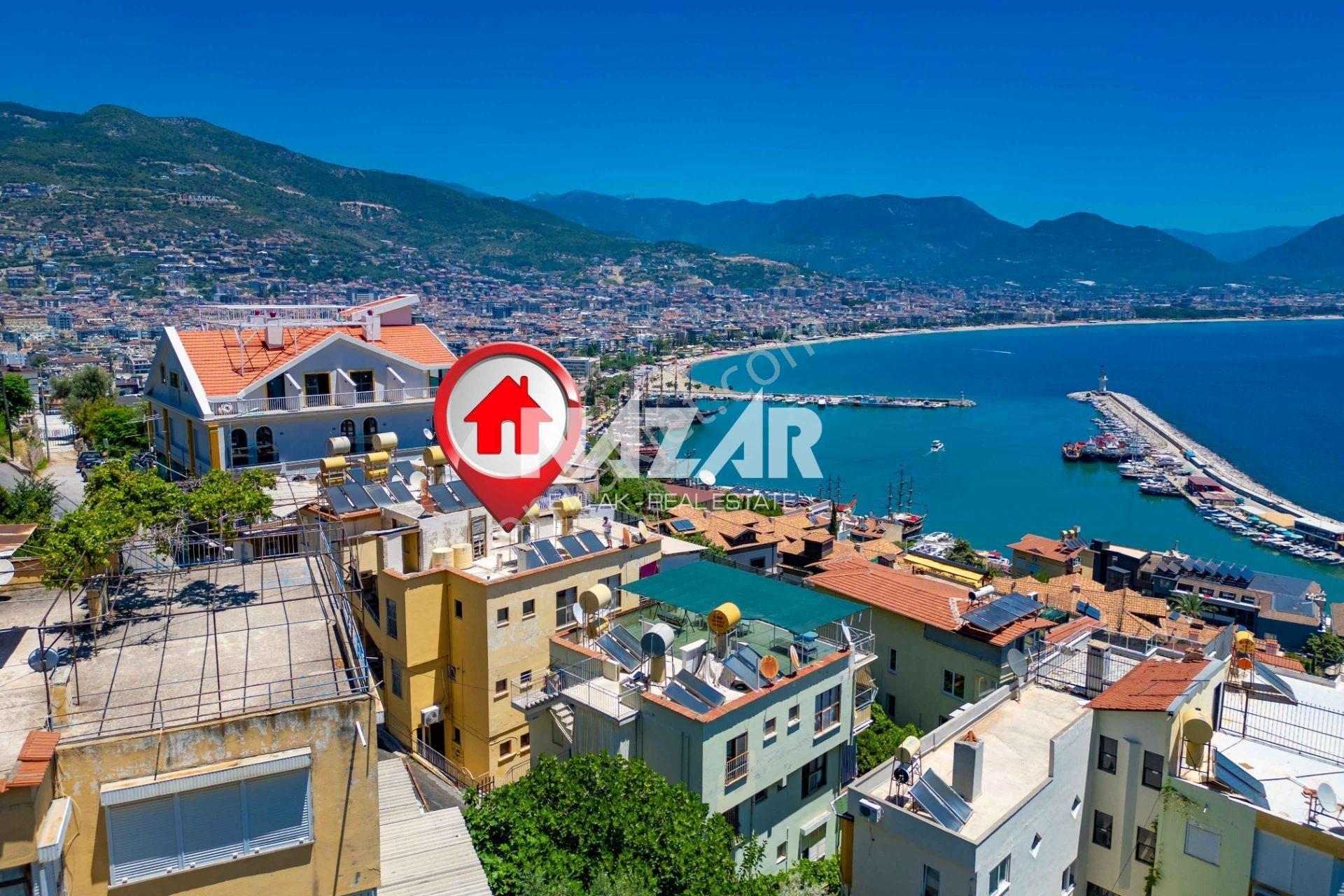 Alanya Merkez Çarşı Mahallesi’nde Manzaralı 3 Katlı Bina - Görsel 2