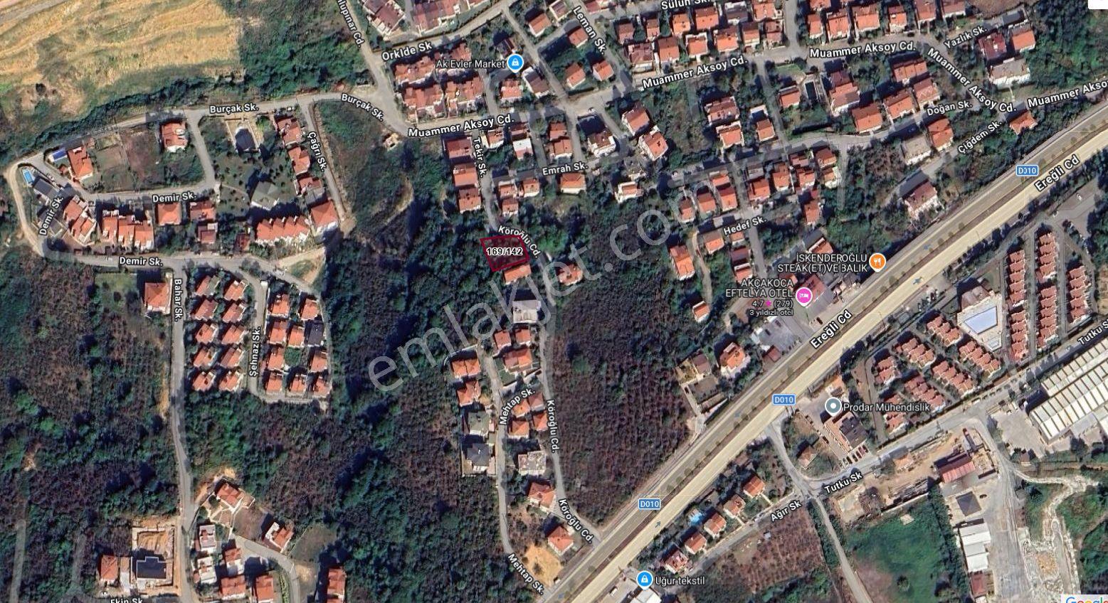 Akçakoca Ayazlı Mahallesi'nde 446 M2 Satılıkl Arsa - Görsel 8