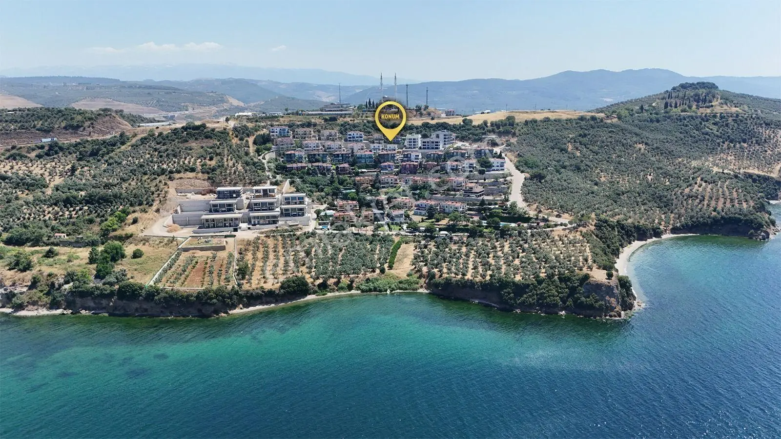 C21 Cius; Harmankaya Villaları'nda Deniz Manzaralı Bahçeli Villa