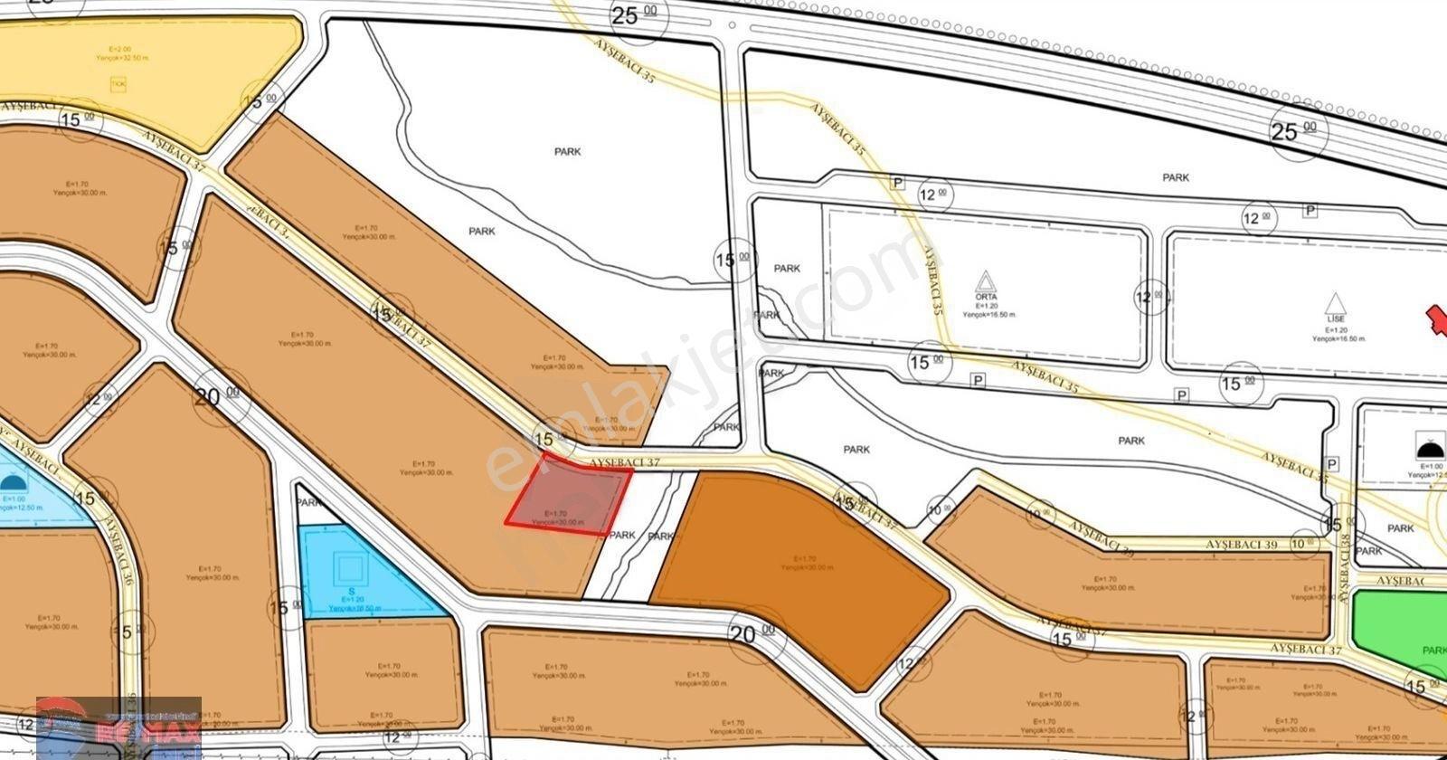Re/max İnci'den Ayşebacı Mah. 2.066 M2 10 Kat İmarlı Satılık Arsa - Görsel 9