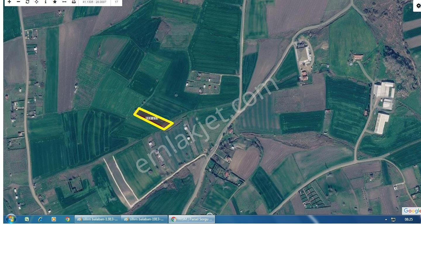 Silivri Balaban Köyünde Yatırımlık Tektapu 1.913 Metre Tarla. - Görsel 2