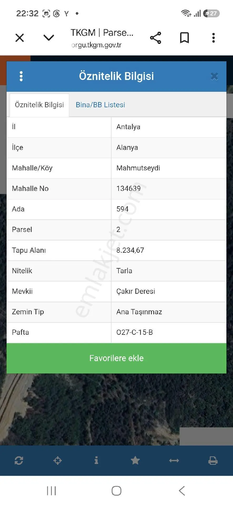 Mahmutseydi Köyünde 8300 Mt2 Zeytinlik Tarla - Görsel 2
