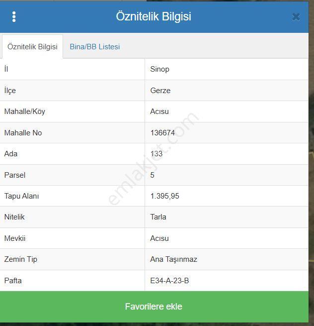 Sehn Ta106 I Sinop Gerze'de Yatırımlık Köy İçi İmarlı Satılık Tarla – 1.396 M² - Görsel 2
