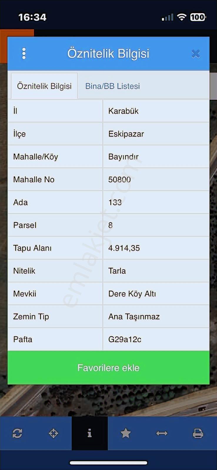 Karabük Eskipazar Osm'de Mehmet Uğur Emlak Satılık 4914m2 Tarla - Görsel 5