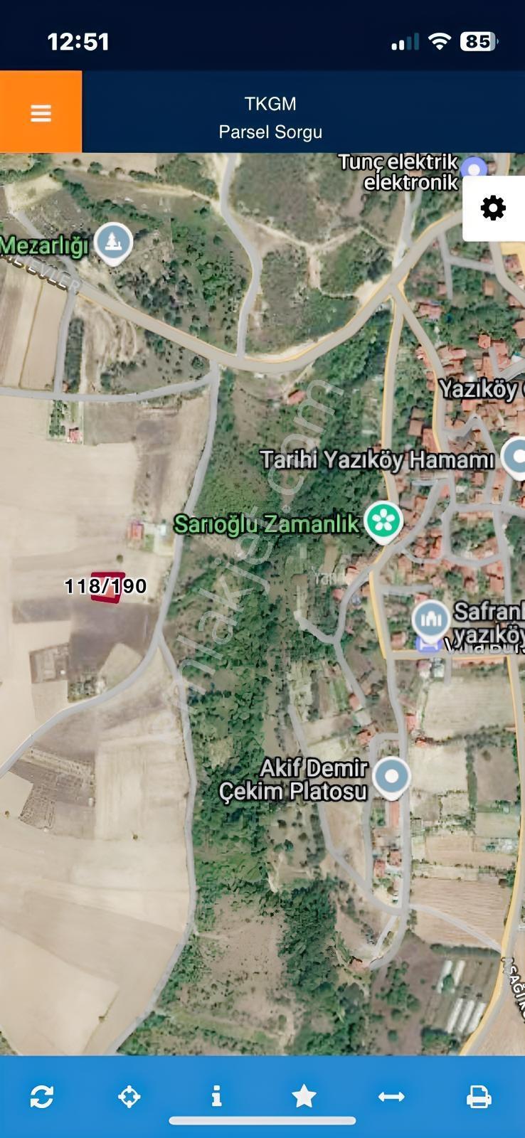 Safranbolu Yazıköy'de Satılık Müstakil Tapulu 753 M2 Tarla - Görsel 27
