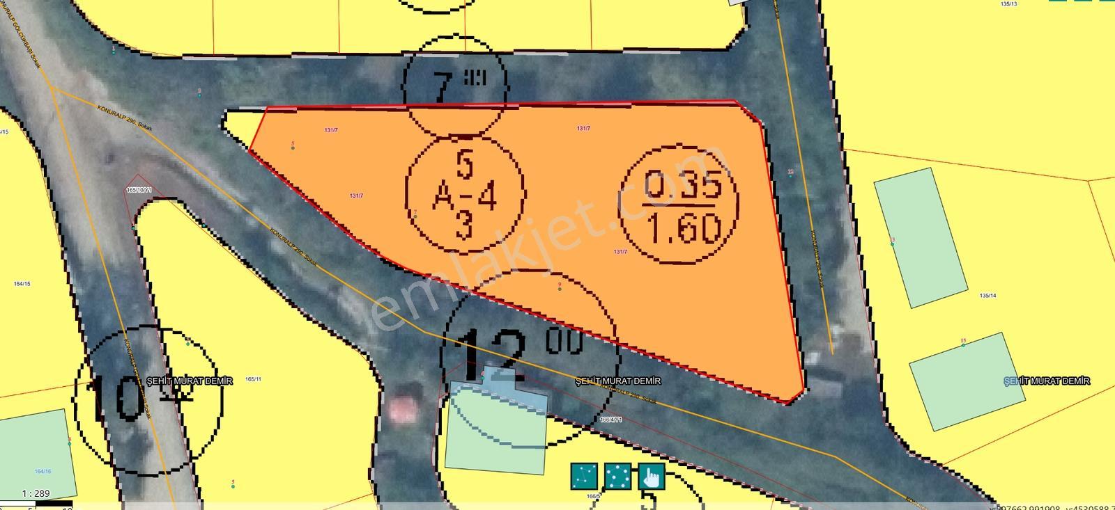 Üniversite Emlaktan Konuralp De Satılık Arsa 4 Kat İmarlı 1880m2 - Görsel 9