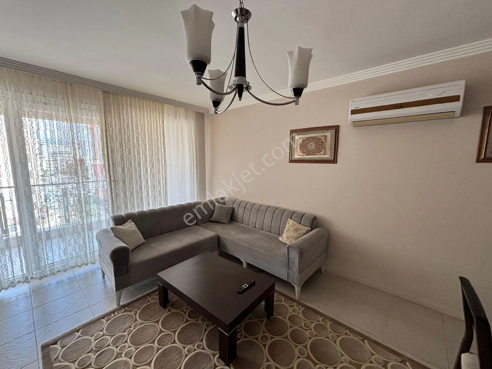 Mahmutlar Mahallesi Terradesır Sitesi'nde 2+1 Eşyalı Ayrı Mutfak Kiralık Daire - Görsel 3