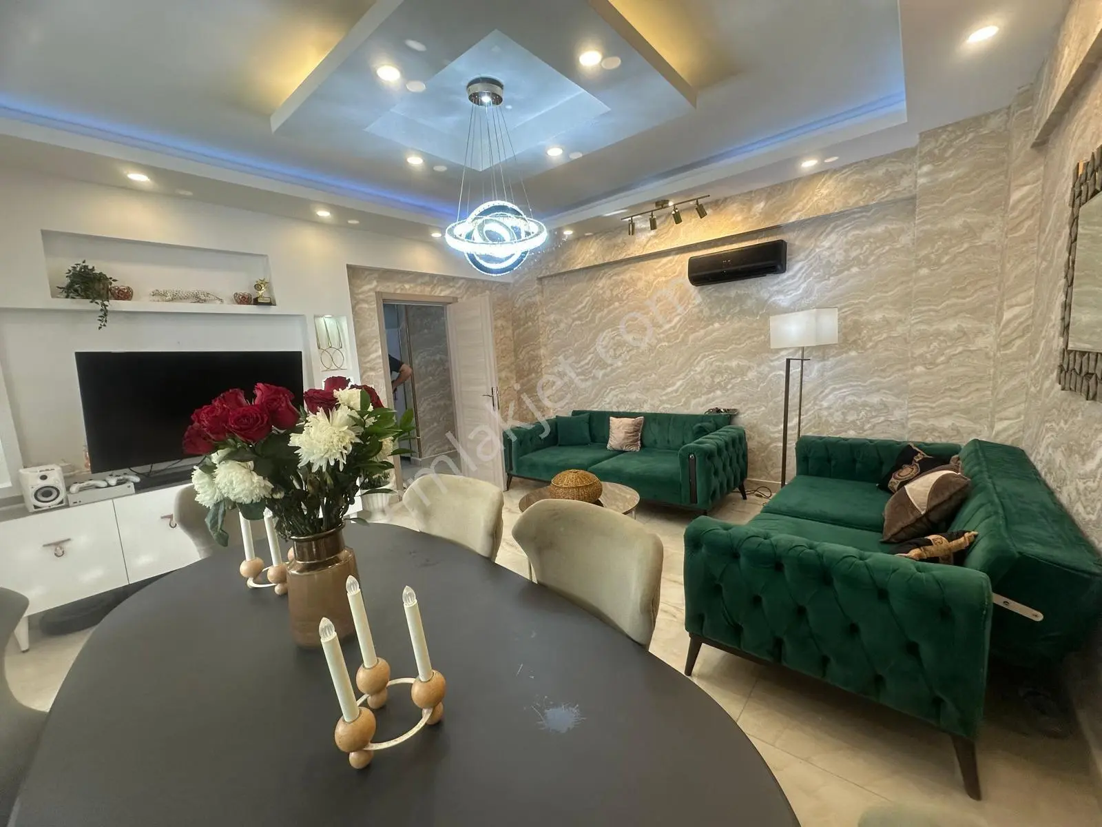 Alanya Güllerpınarı Mah.denize 300 Mt.eşyalı Kiralık 3+1 Daire - Görsel 3