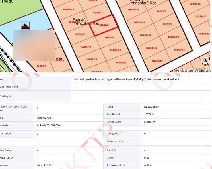 Yeniköy'de Satılık 500 M2 Arsa - Görsel 13
