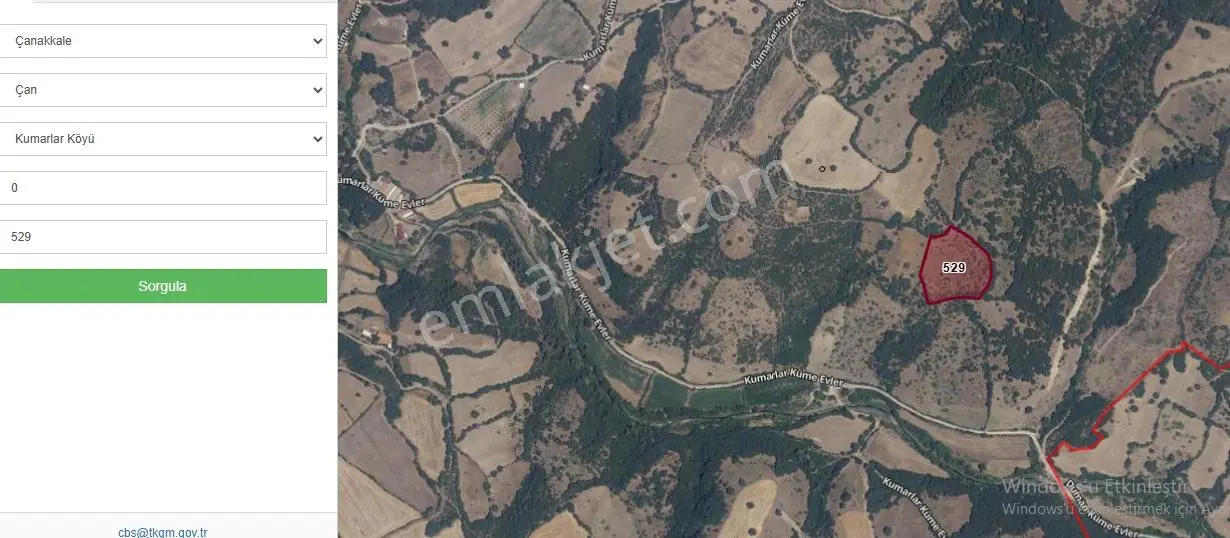 Çanakkale Çan 13.350 M2 Satılık Arazi
