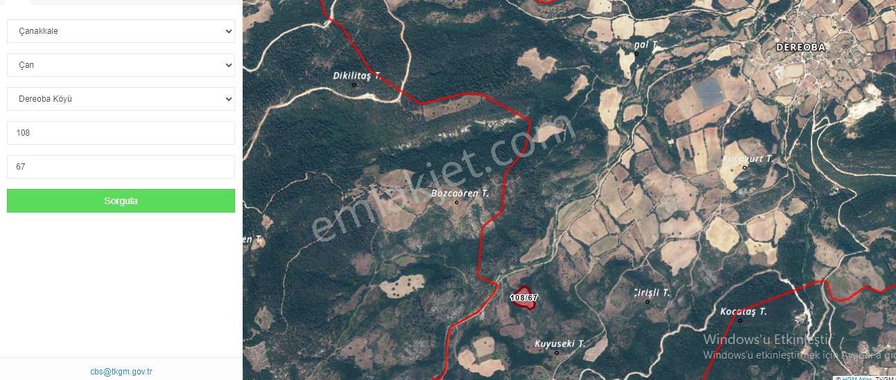 Çanakkale Çan 8.750 M2 Satılık Arazi - Görsel 2
