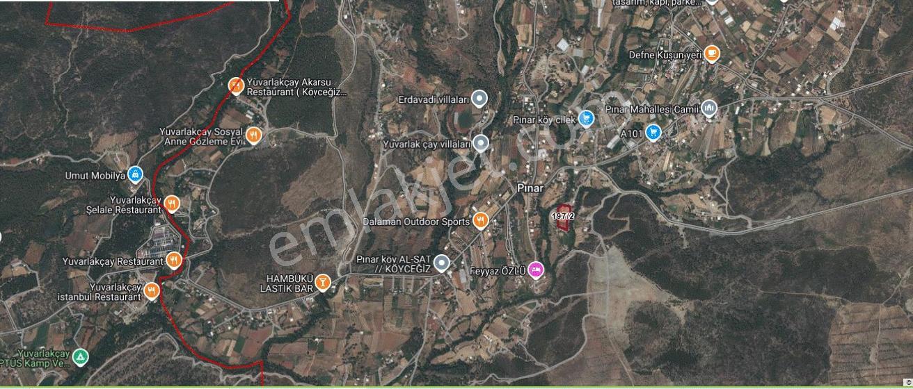 Lobby Fortis'ten Muğla Köyceğiz Pınar'da Satılık Tarlalar - Görsel 16