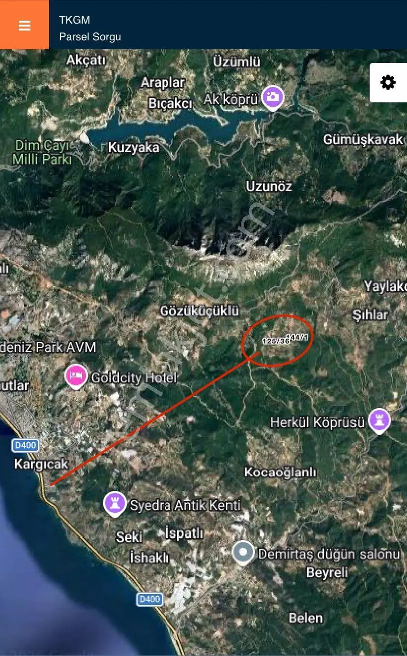 Alanya Şıhlar Mahallesi'nde Satılık Yatırımlık Tarla - Görsel 2
