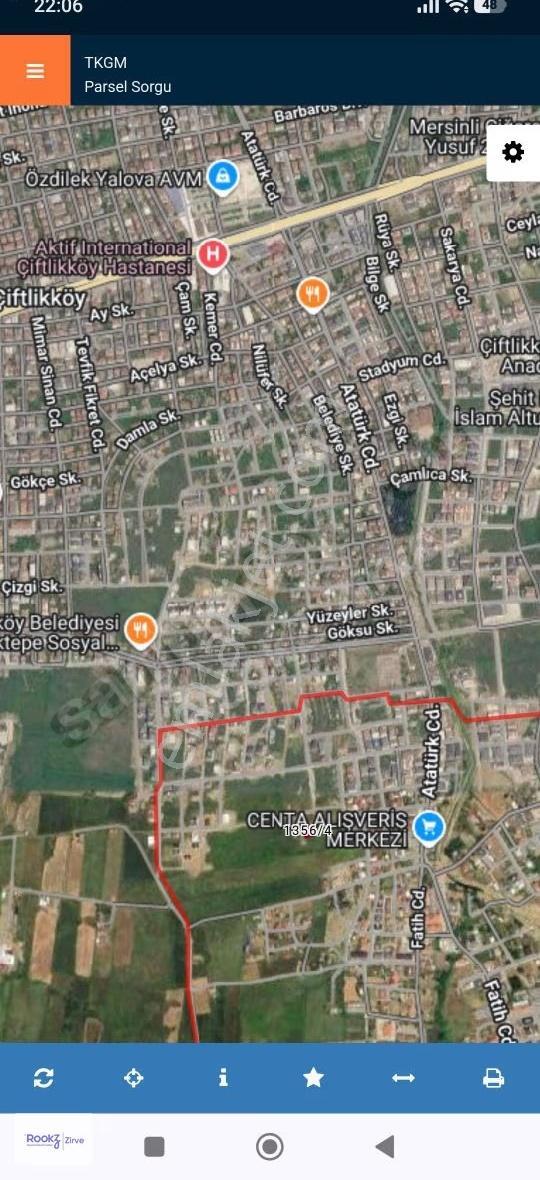 Çiftliköy Sultaniye Deniz Manzaralı 367m %40 /1.40/4 Kat İmarlı. - Görsel 2