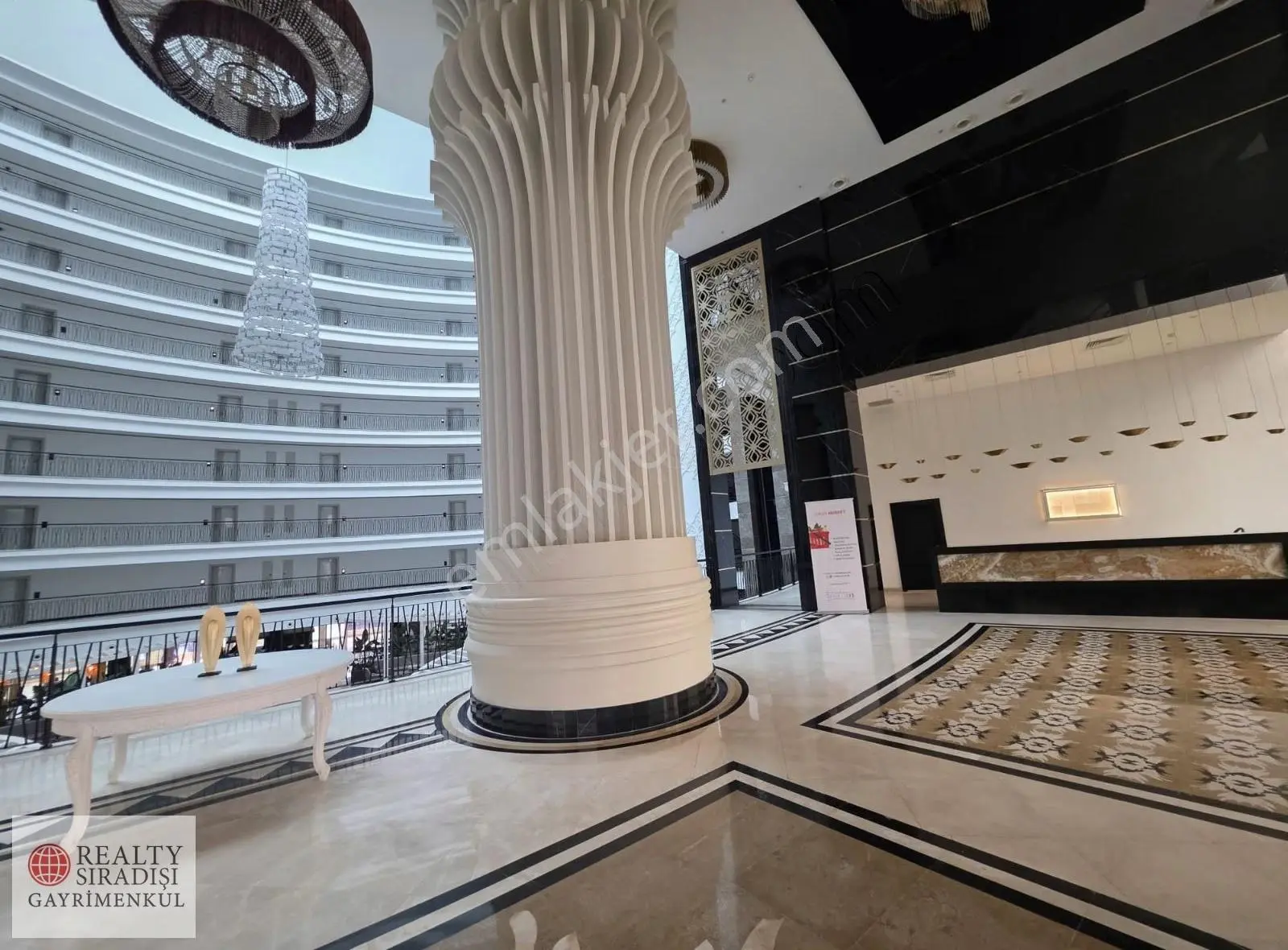 Kundu Kemerağzı Sirius Town Rezidans'da Eşyalı Kiralık 1+1 Daire - Görsel 3
