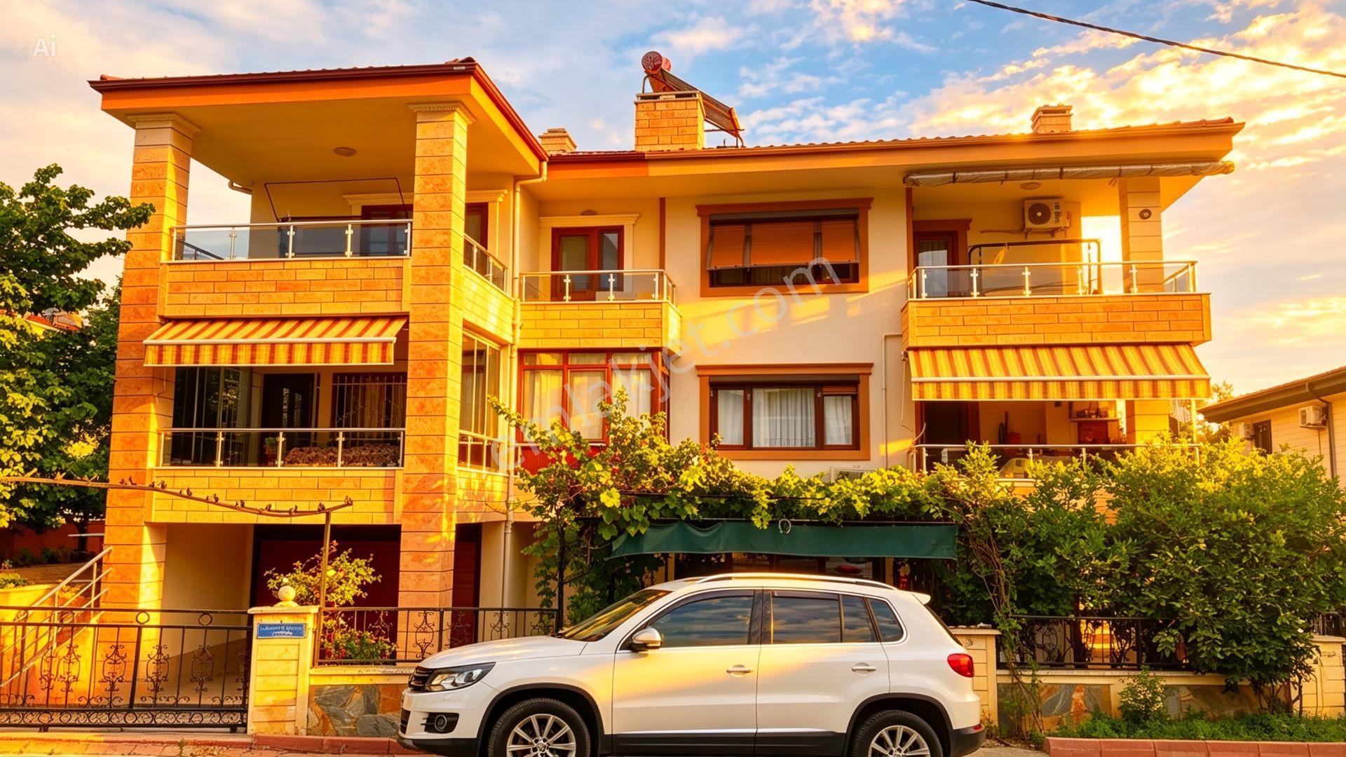 Altınoluk Merkezde Deniz Manzaralı, "1+1 Ek Daireli" Ve Geniş Bahçeli 3+1 Özel Villa
