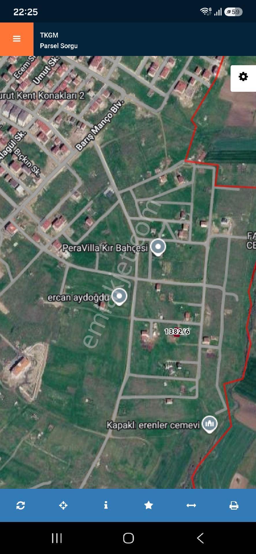 Tekirdağ Kapaklı Satılık Tek Tapu 210m2 İmarlı - Görsel 5
