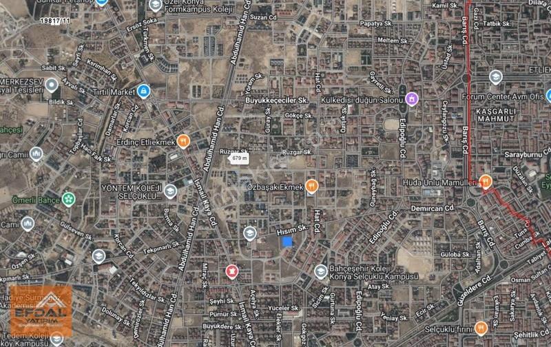 Efdal Yatırım Gayrimenkulden Sille Ak Ta Müstakil Villalık Arsa! - Görsel 24