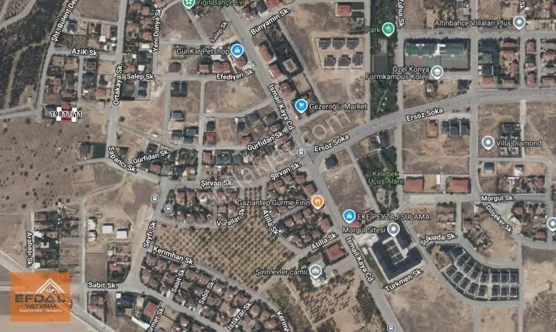 Efdal Yatırım Gayrimenkulden Sille Ak Ta Müstakil Villalık Arsa! - Görsel 3