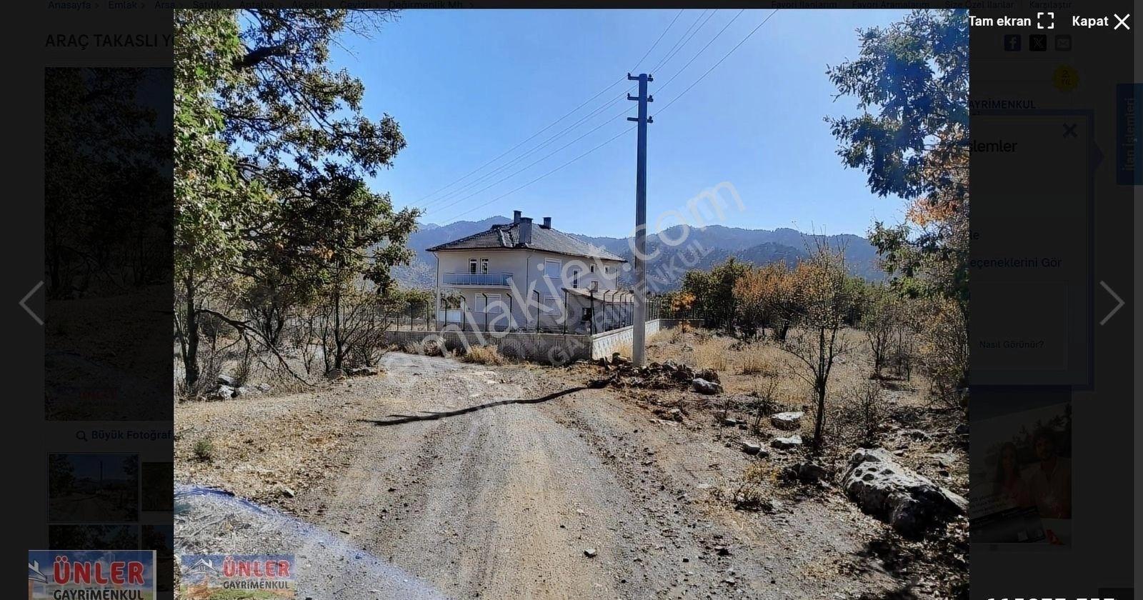 Akseki Değirmenlik Mahallesi 3272 Metrekare Villa İçin Uygun - Görsel 13