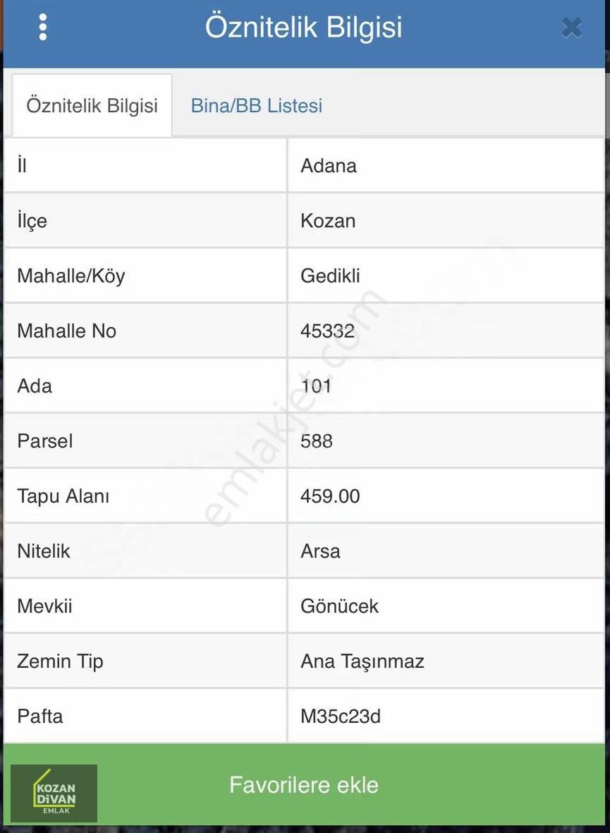 Kozan Divan Emlak'tan Gedikli'de Satılık 459m2 Arsa - Görsel 14