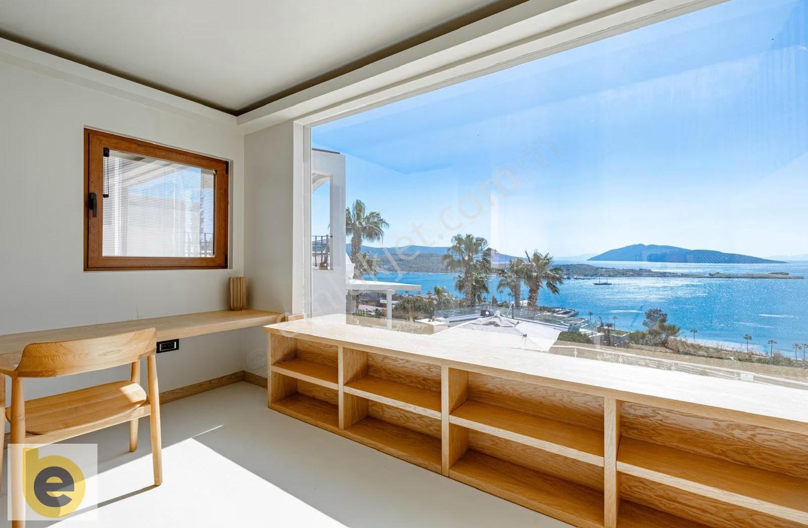 Asarlık'ta Özel Plajlı Sitede Panoramik Deniz Manzaralı Villa - Görsel 17
